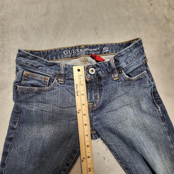 Guess Jeans Womens 26 Blue Skinny Leg Stretch Denim 5 Pocket JTC8124 Zip Fly - Picture 7 of 12